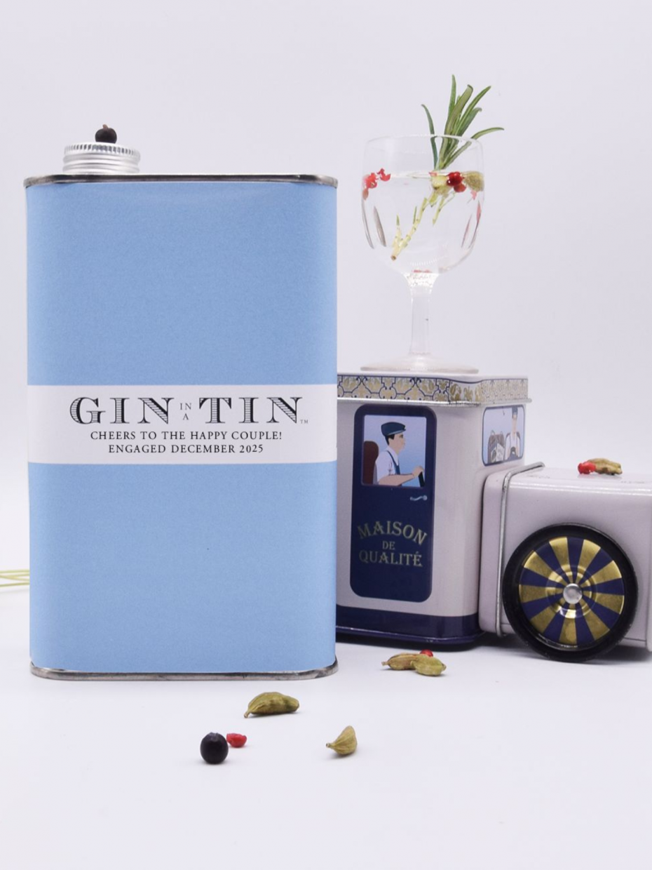 &copy;2026 Gin In A Tin - 50cl Tin - Gin No.2 - Personalised
