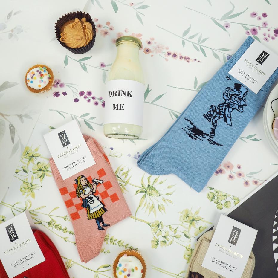 Alice's Adventures In Wonderland Socks  Still Life