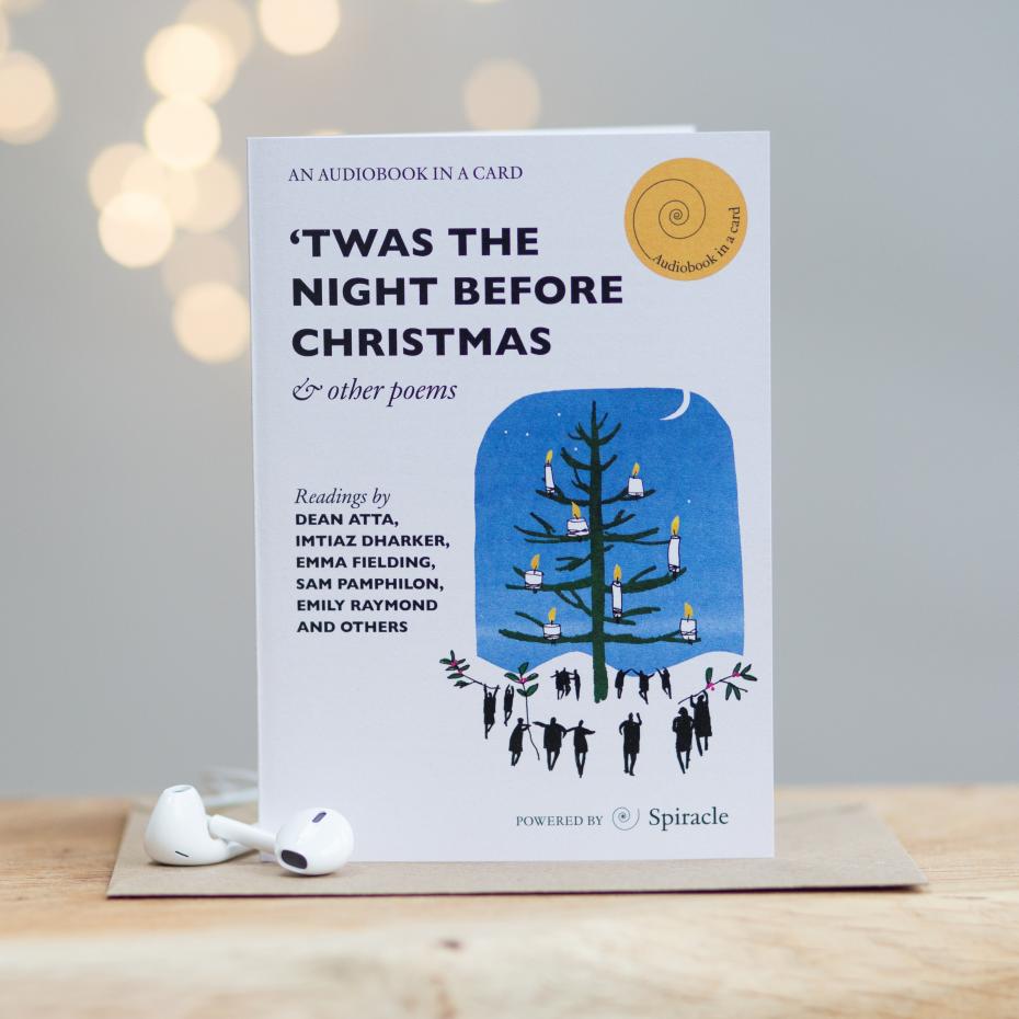 'Twas The Night Before Christmas & Other Poems Audiobook in A Card