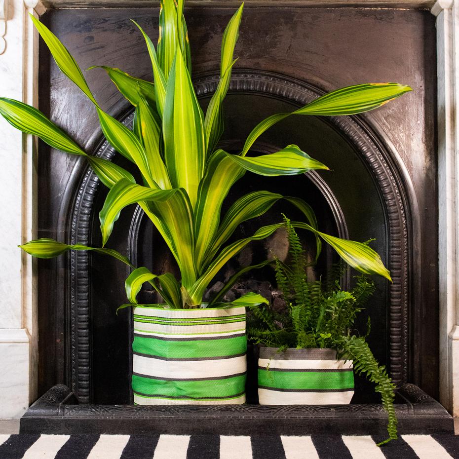 Recycled Plant Pot Covers/ Soft Storage