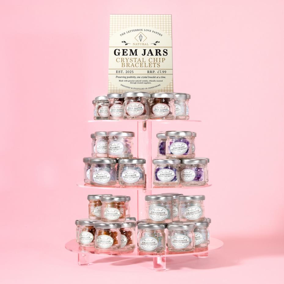 Gem Jars - Crystal Chip Bracelets & Poem