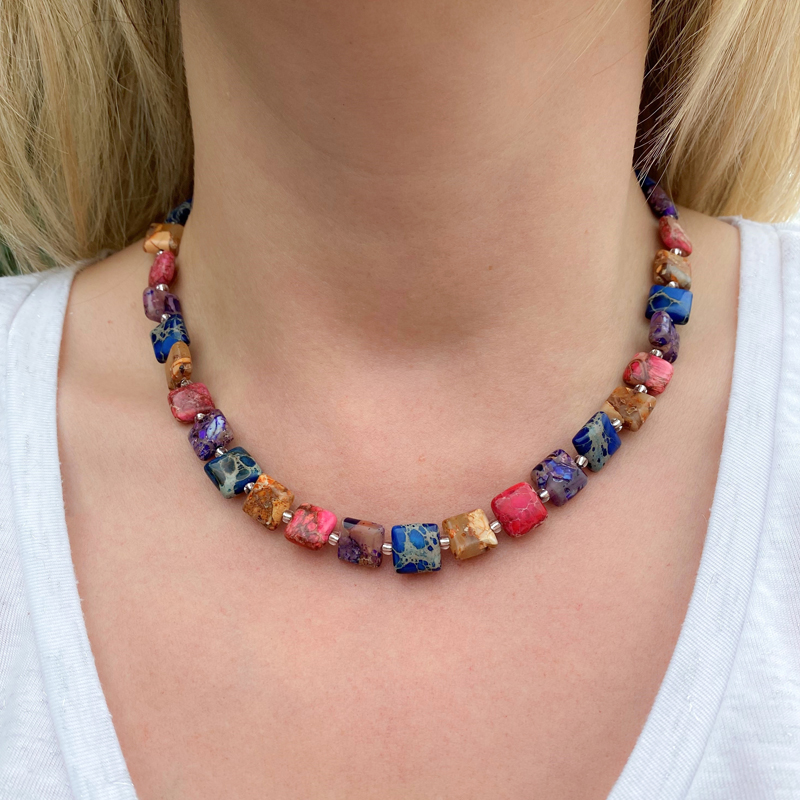 Jasper Pillows Necklace
