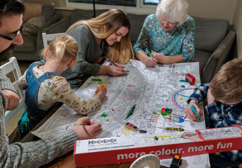 MoCoLoCo Adventure colouring posters