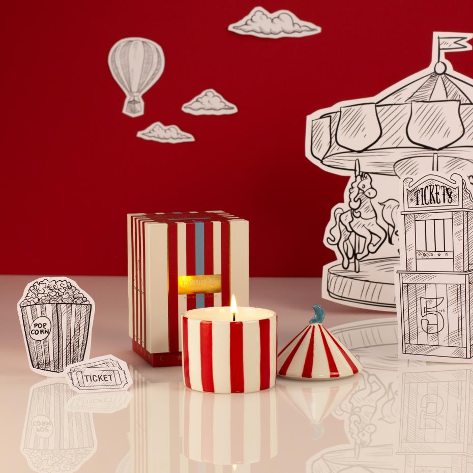 Ringmaster Red Candle - Plum & Pomegrante