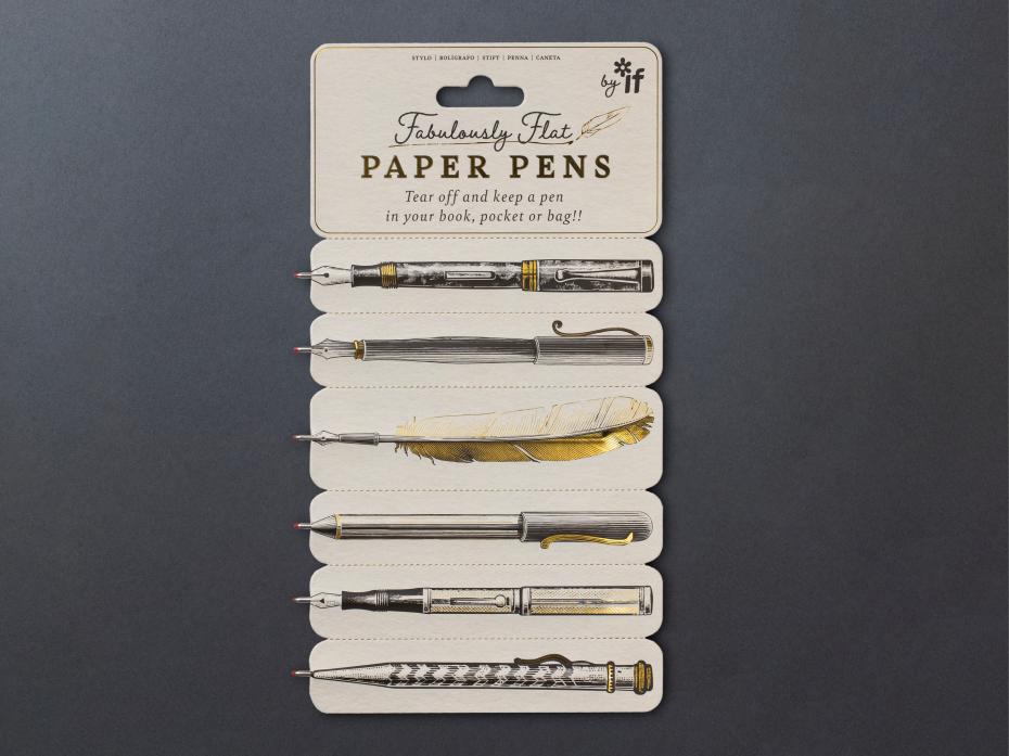 Fabulously Flat Paper Pens