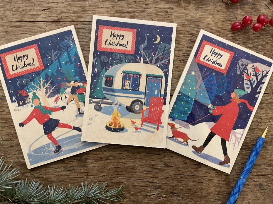 Rocket68 Wooden Postcard Collection