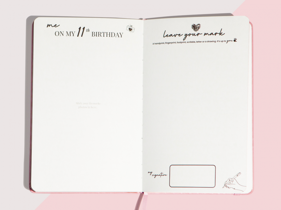 Birthday interview books - content preview