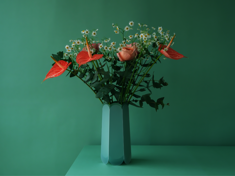 POTR Letterbox Vase - Dark Teal