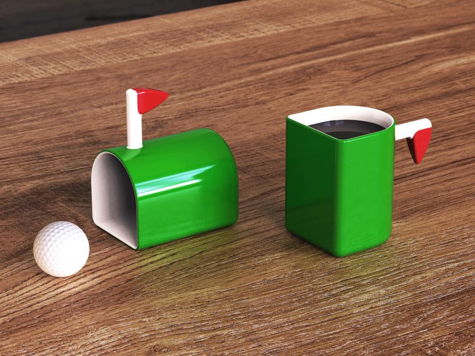 Pikkii (Design by WITH Creative)  - Golf Mug & Ball Set