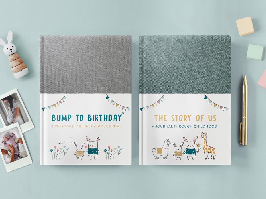 PARENTING JOURNALS - BUMP TO BIRTHDAY & THE STORY OF US