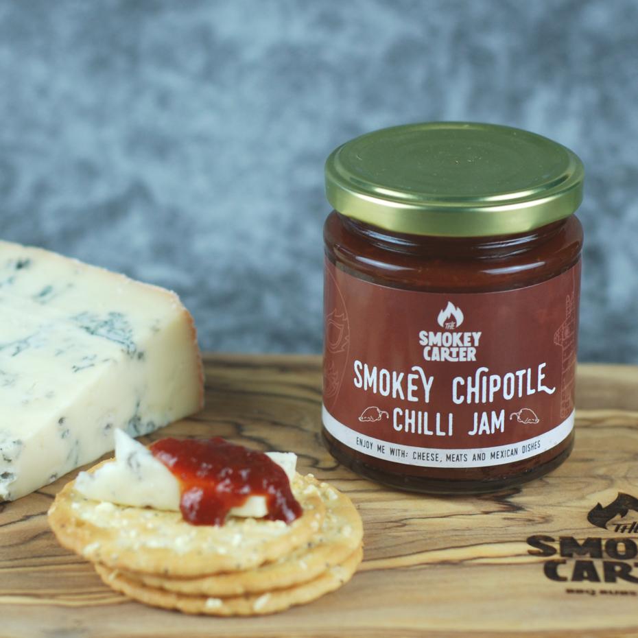 Smokey Chipotle Chilli Jam with cheese