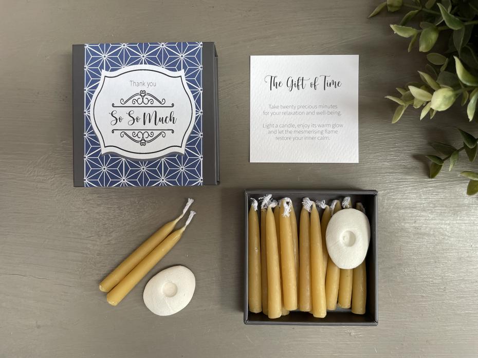 'Thank You So So Much' Twenty Minute Candle Gift Sets