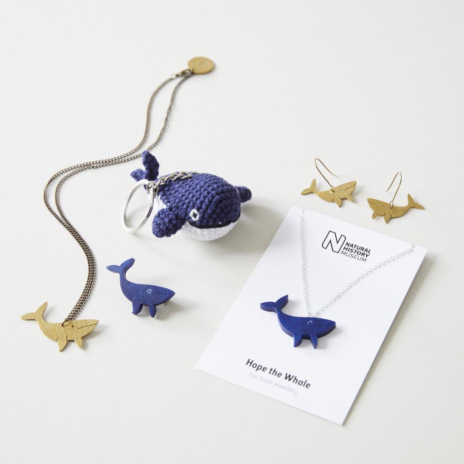 Hope the Whale Jewellery and Accessories Range for Natural History Museum