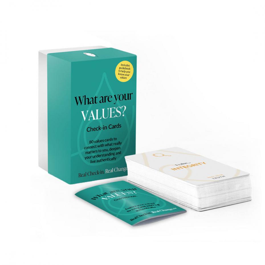 What are your VALUES? Check-in cards