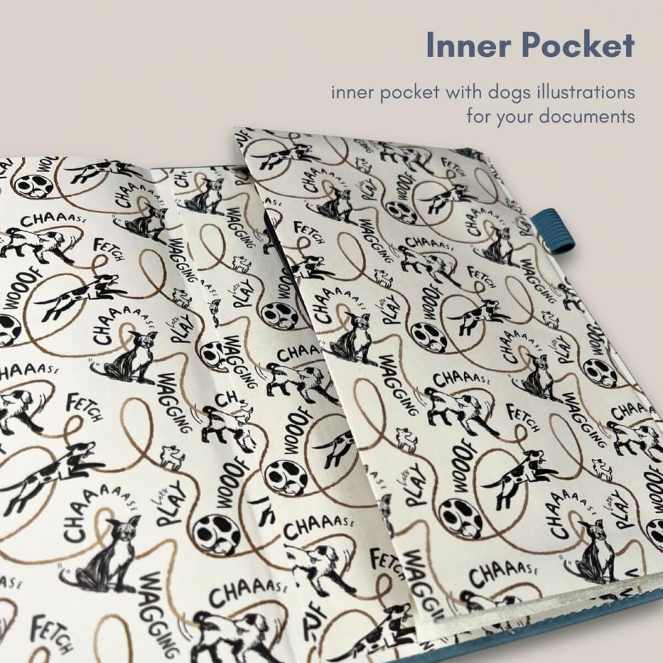 Battersea Dogs Notebook Inside Back Pocket