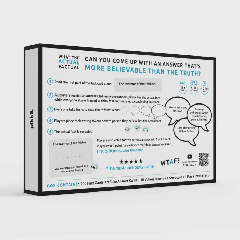 What The Actual Factual Instructions on Box