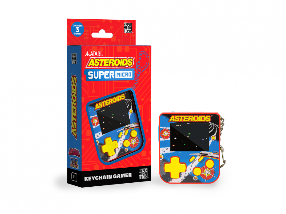 The Asteroids&reg; Super Micro Keychain Gamer