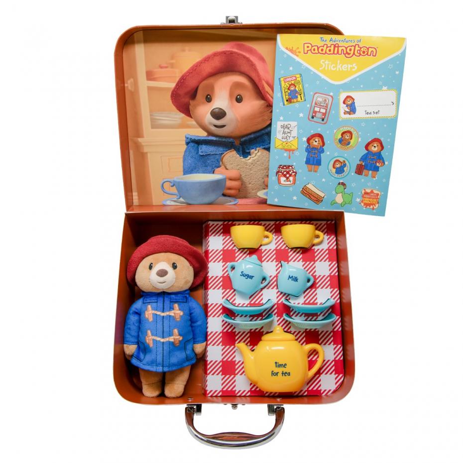 The Adventures of Paddington Tea Set and Soft Toy