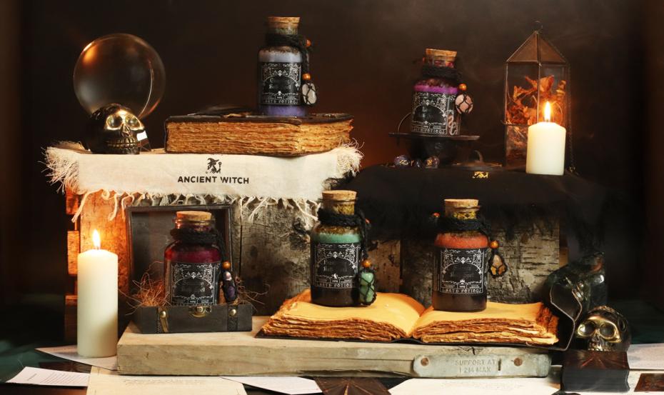 Ancient Witch Bath Spell Potions Range