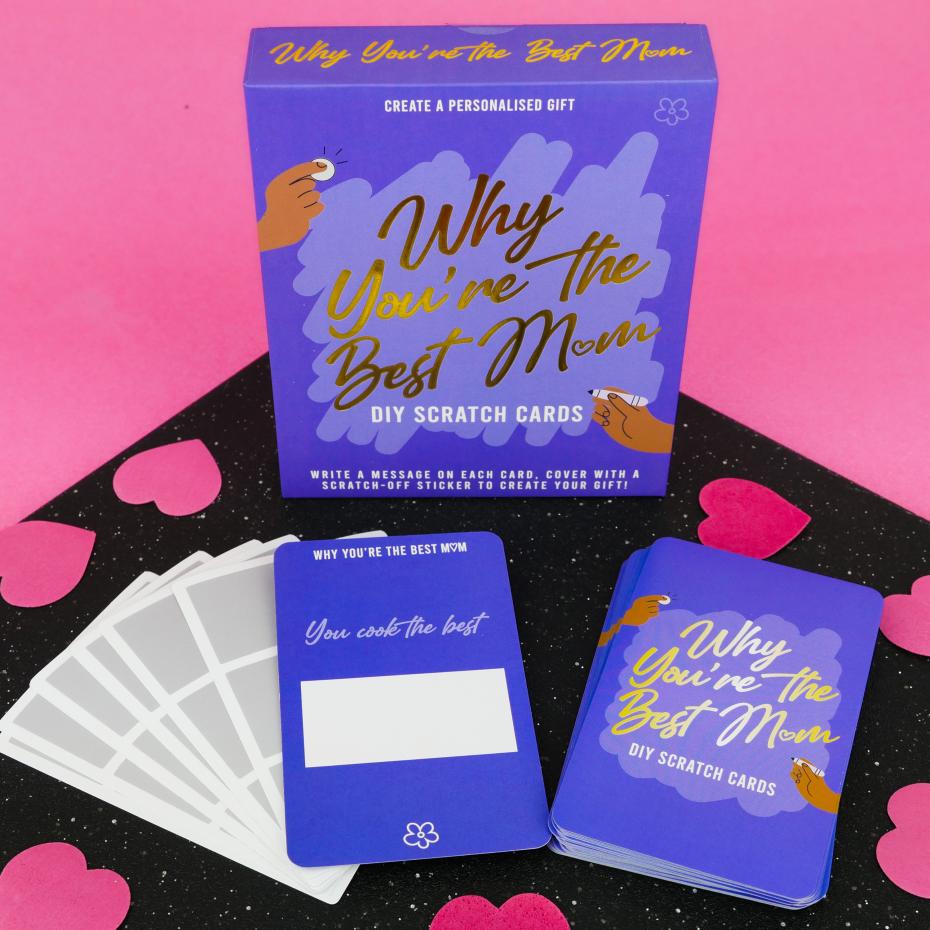 DIY Scratch Cards - Everything I Love About You, Why You're the Best Mum, Why You're the Best Dad