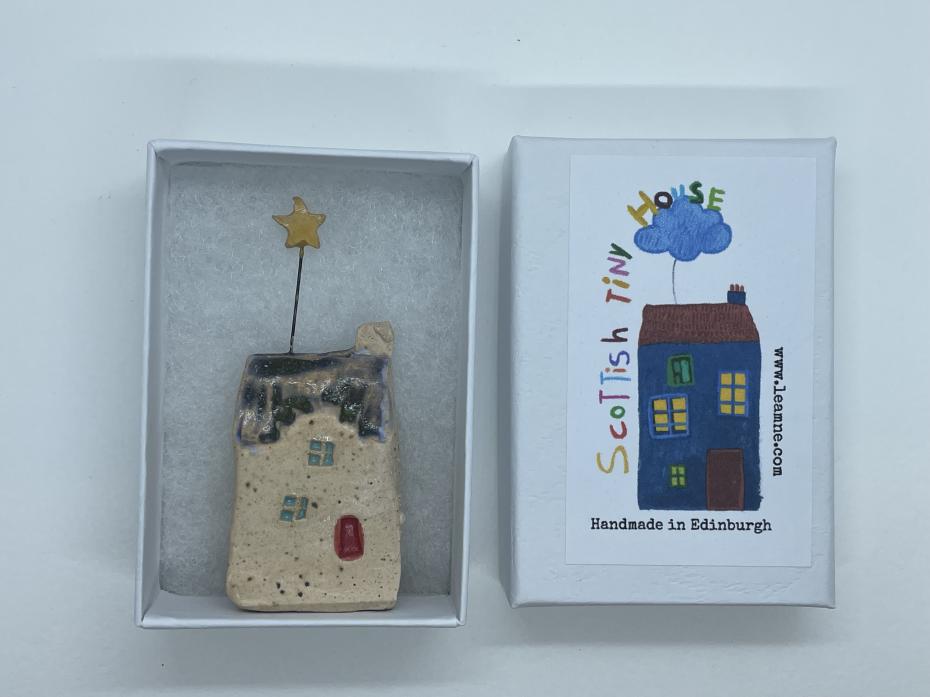 Tiny ceramic houses