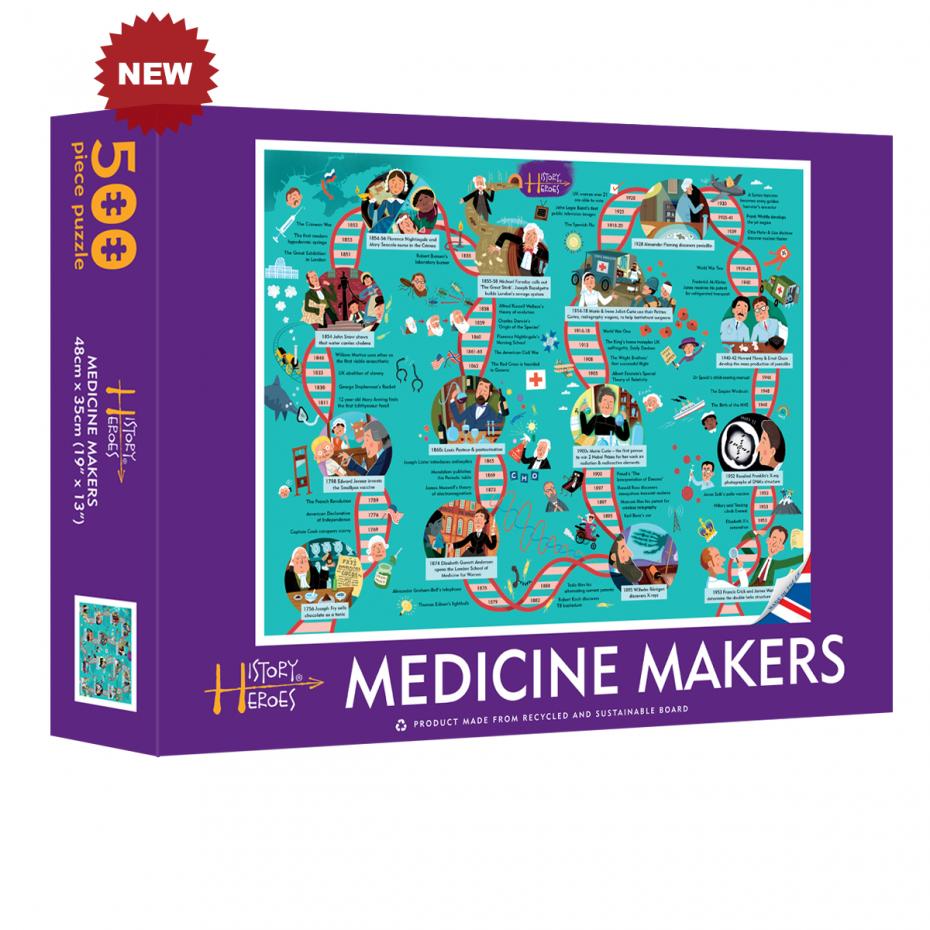 History Heroes Jigsaw: Medicine, vertical