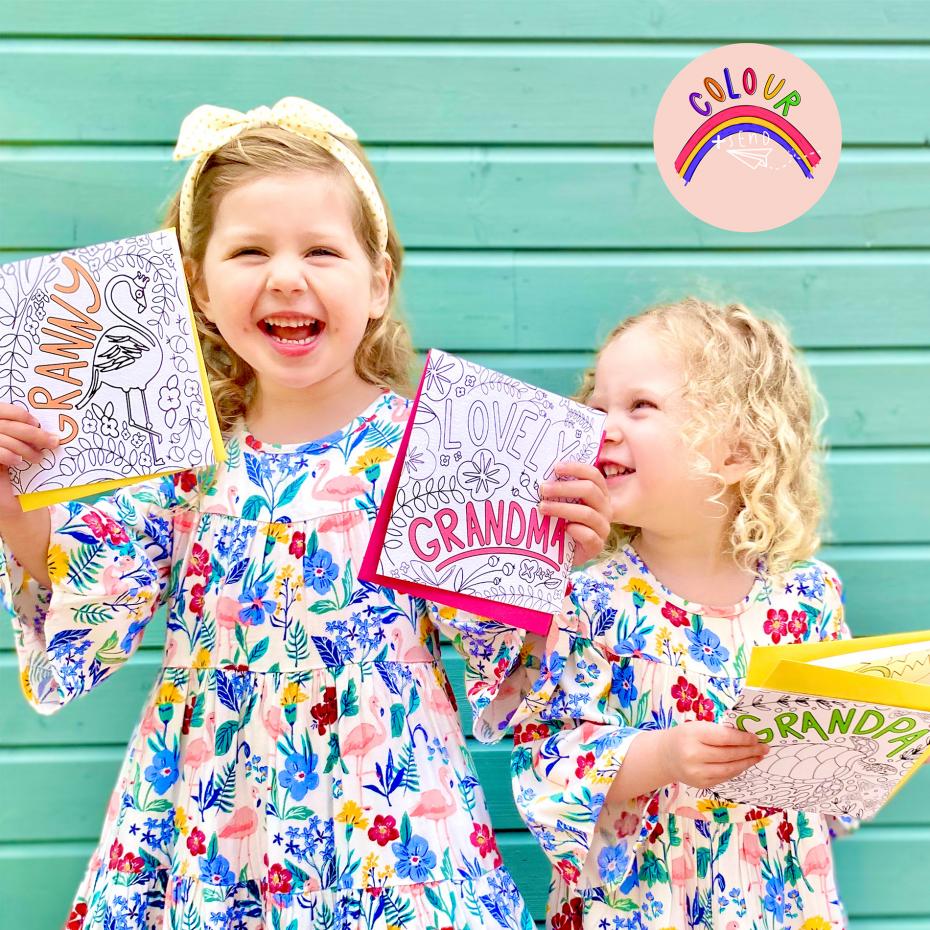 Colour + Send Greeting Cards