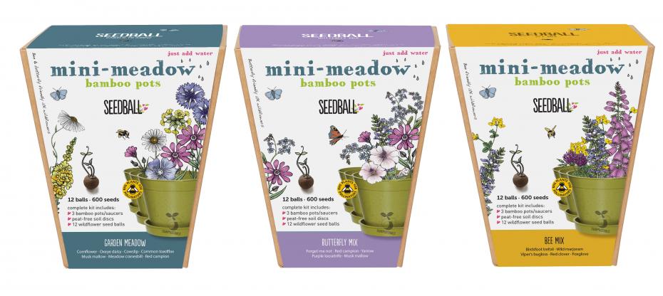 Mini-Meadow Bamboo Pot Range