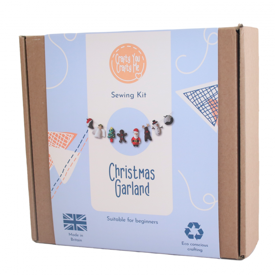 Santa Christmas Garland Kit Packaging