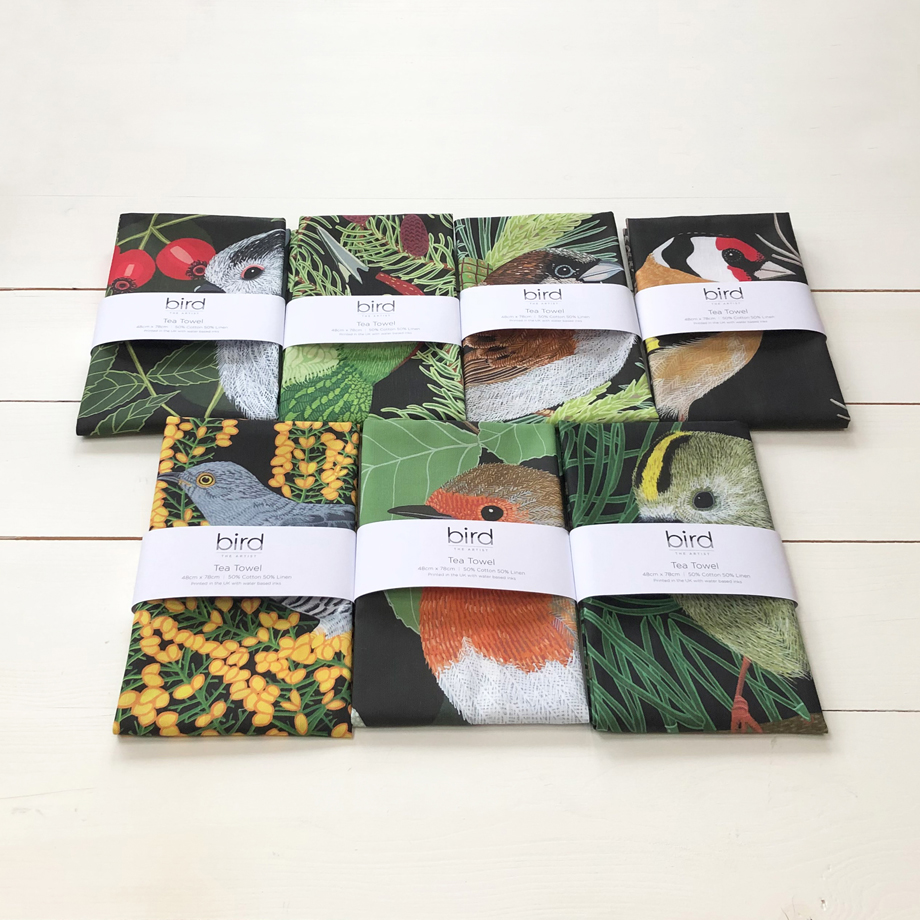 Garden Bird Tea Towels