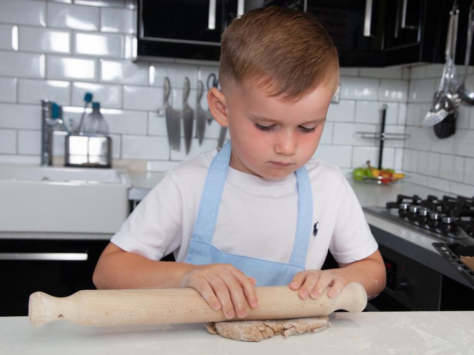 Rolling the dough