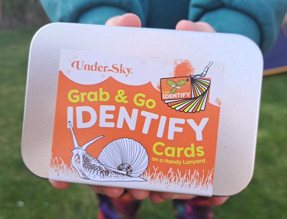 Identify Activity Cards in their silver metal tin