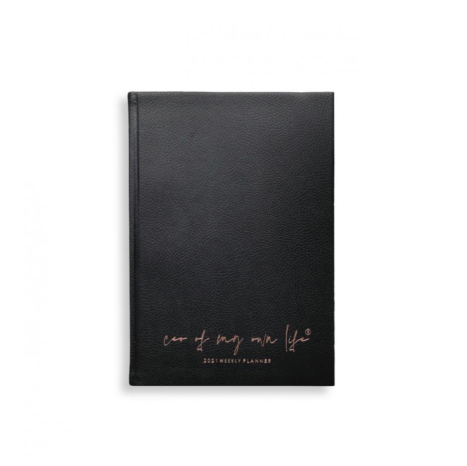 Ella Iconic | 2021 Weekly CEO of My Own Life® Planner | Limited Edition Black