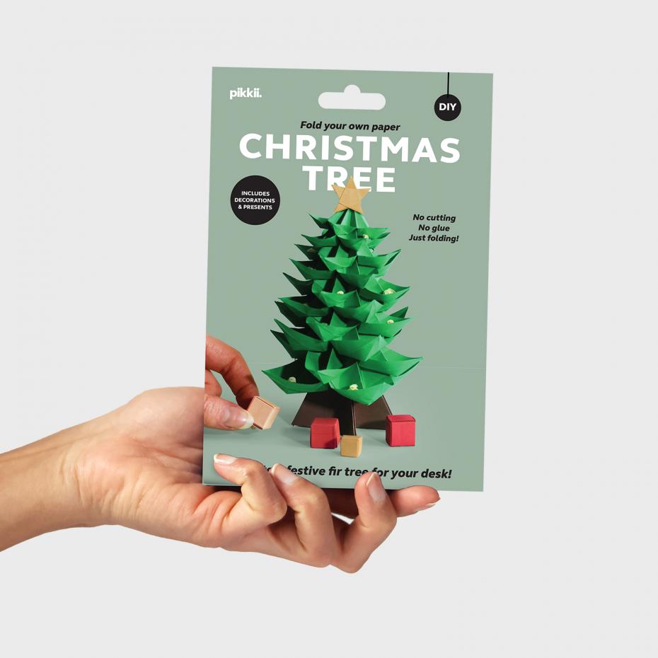 Pikkii Fold Your Own Christmas Tree packaging