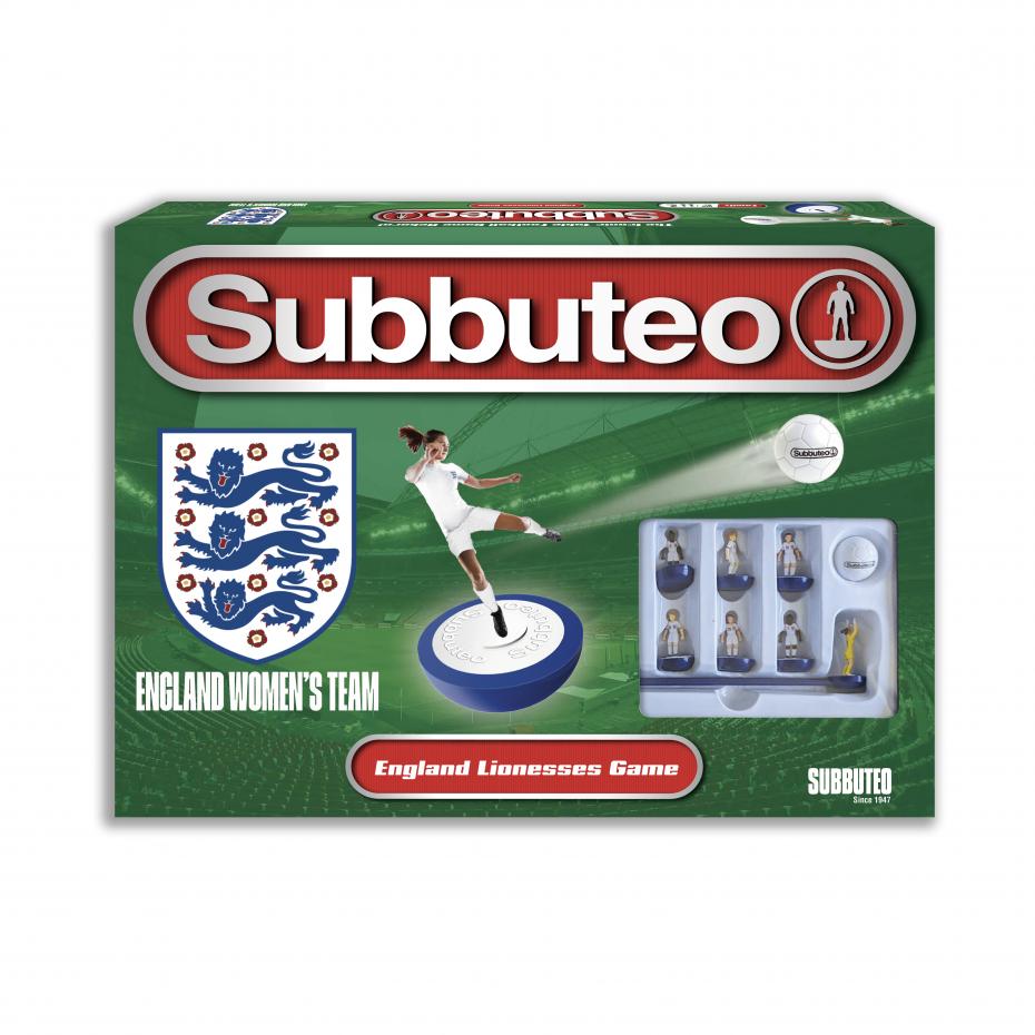 Subbuteo Official England Main Game and Subbuteo Official England Lionesses Main Game