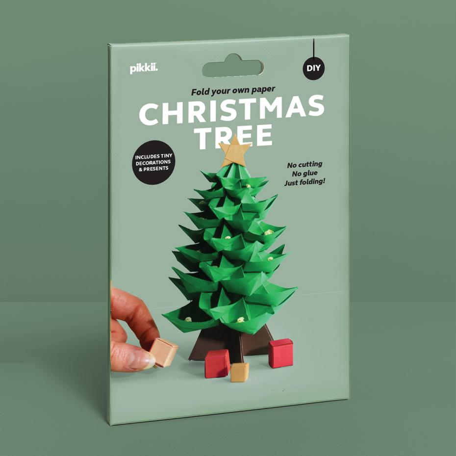 Pikkii Fold Your Own Christmas Tree packaging