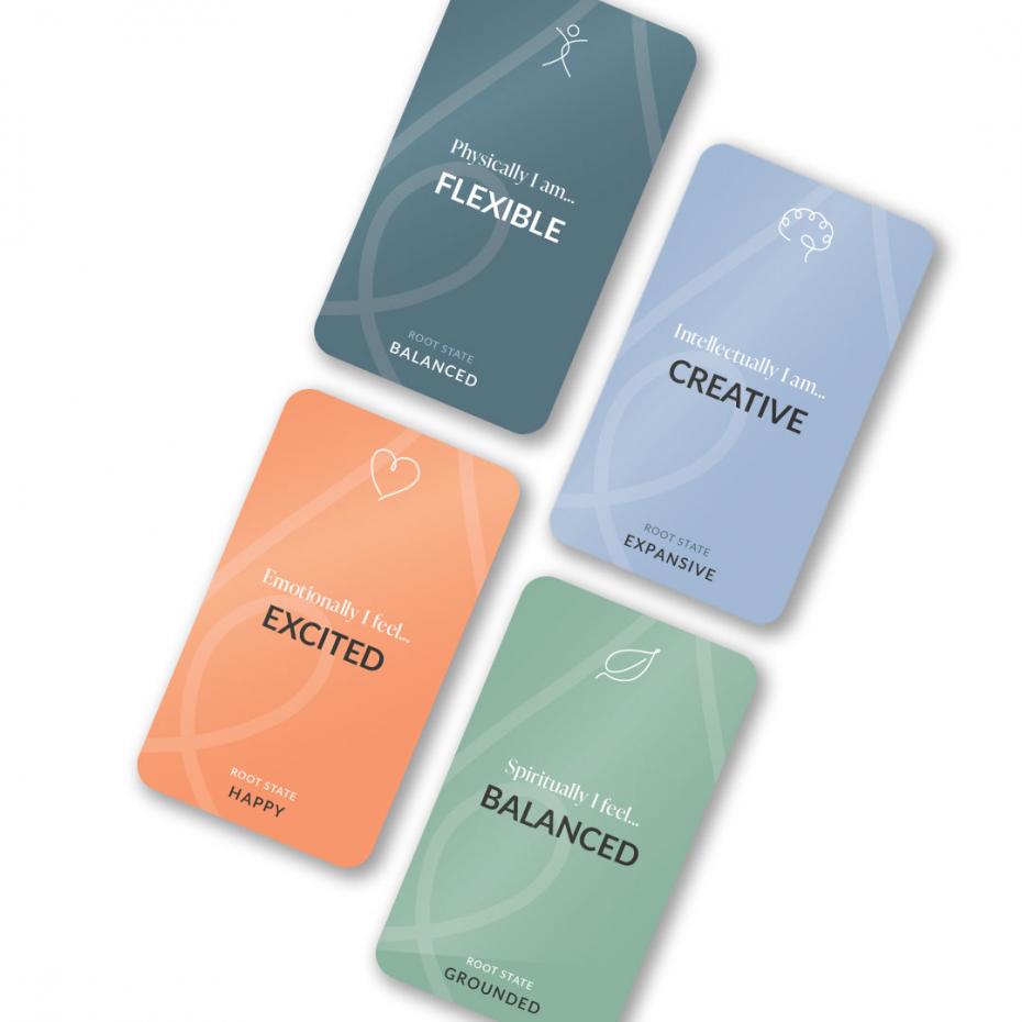 Front of 4 How are you REALLY? Check-in cards