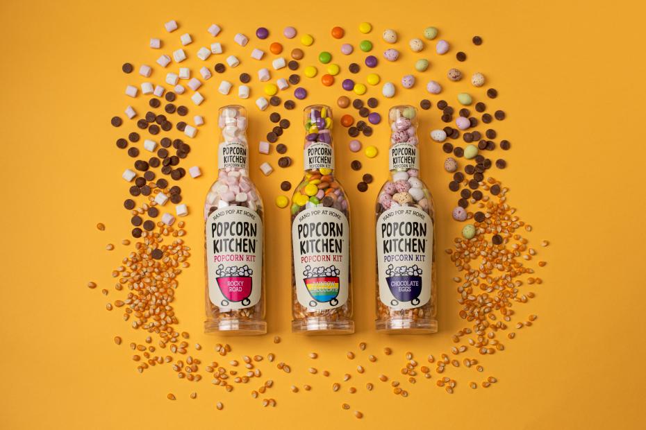 Pop at home Rocky Road, Rainbow Beans and Mini Eggs