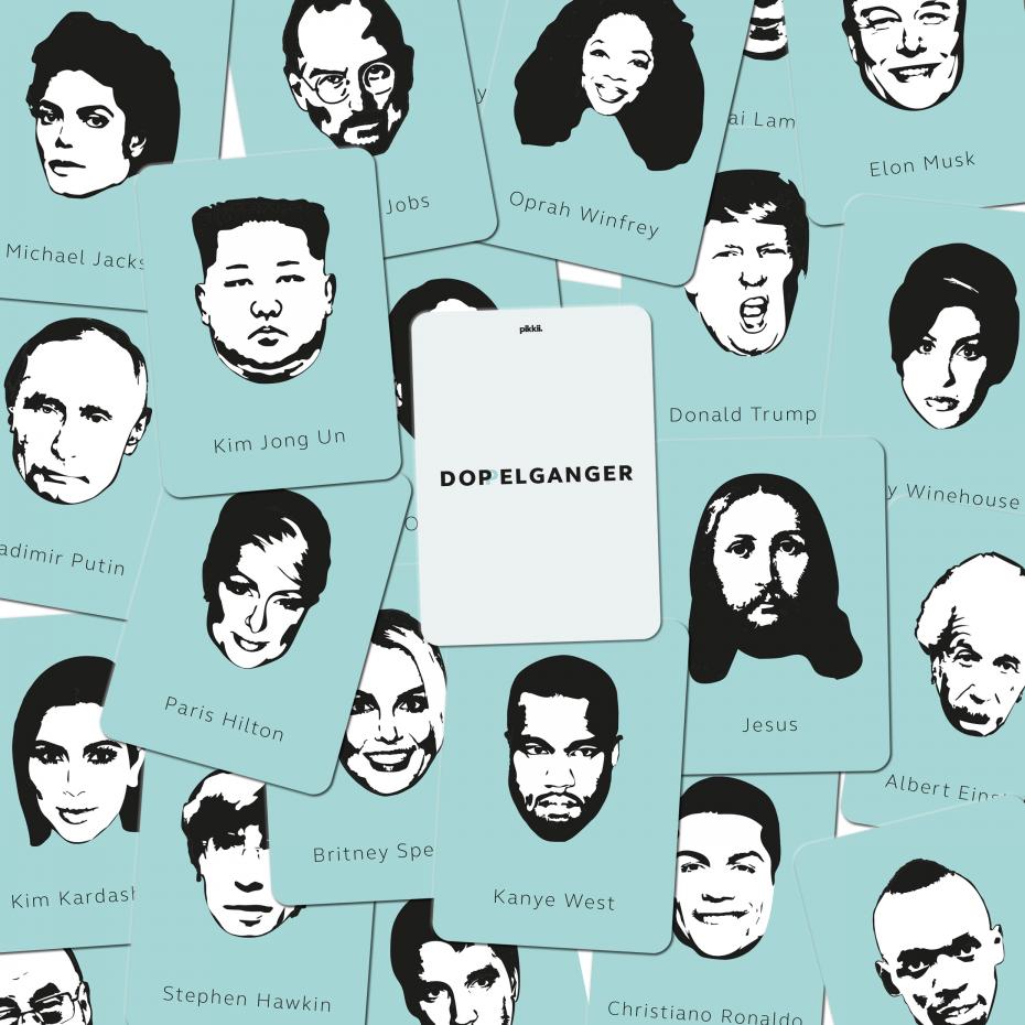 Doppelganger Party Game Cards Selection