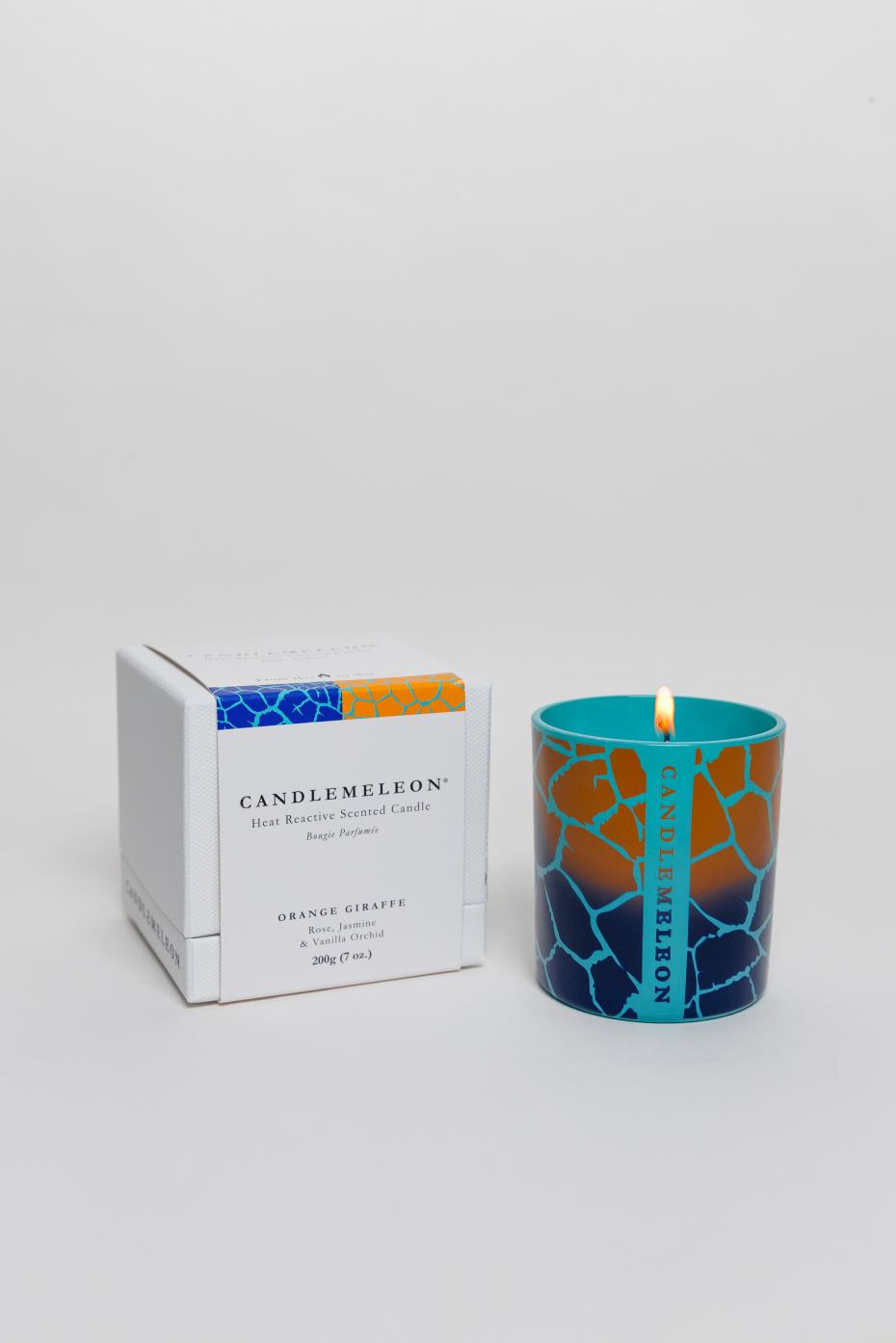 Candlemeleon  Orange Giraffe Box