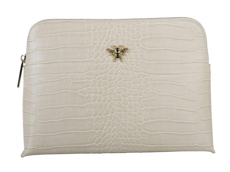 Alice Wheeler London Luxury cream croc collection