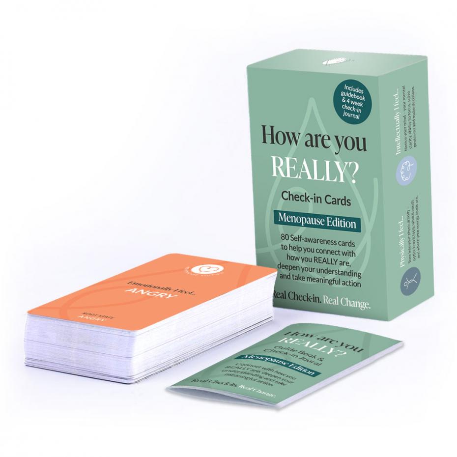 How are you REALLY? Check-in cards. Menopause Edition