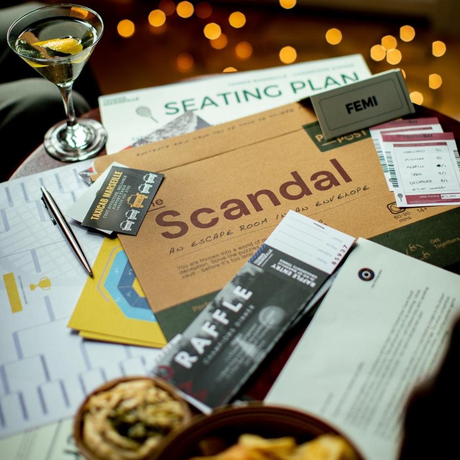 The Scandal: Escape Room In An Envelope