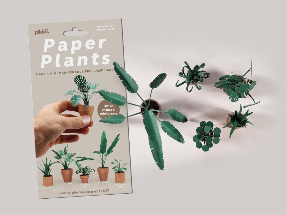 Paper Plants Craft Kit by Pikkii