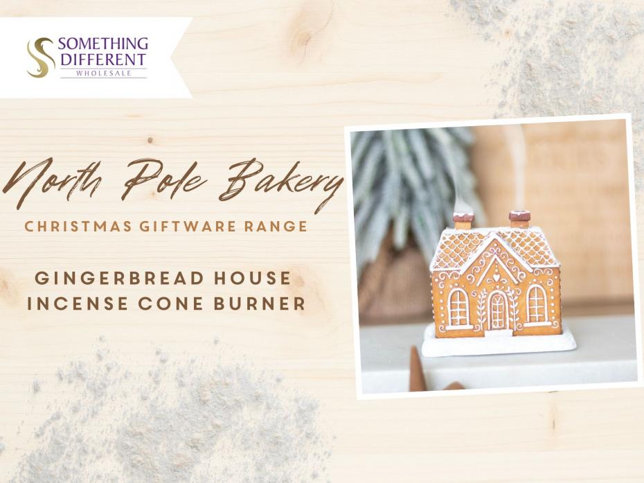 Gingerbread House Incense Cone Burner Video