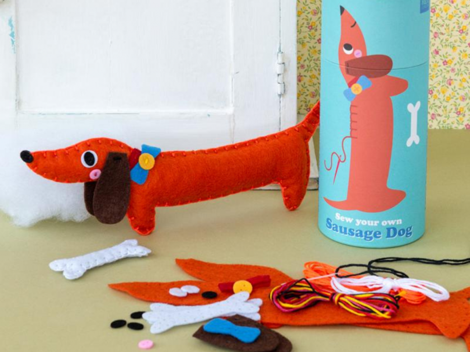 Sew Your Own Sausage Dog - lifestyle