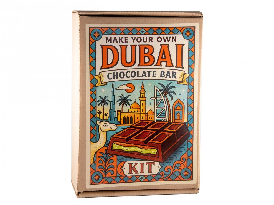 DIY Dubai Chocolate Kit Closed Box