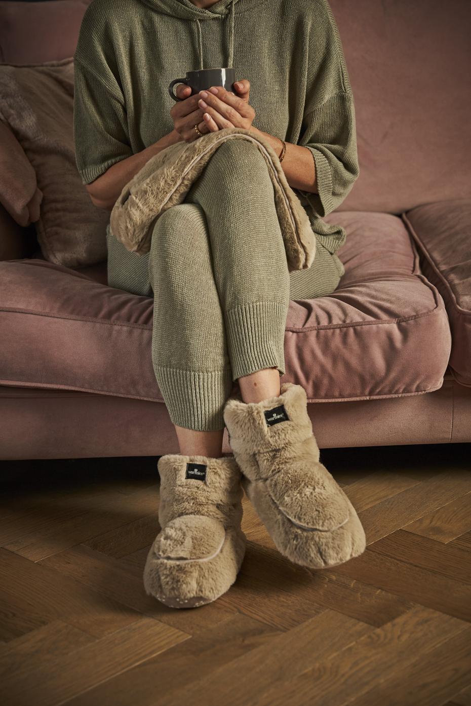Warmies Luxury Latte Boots
