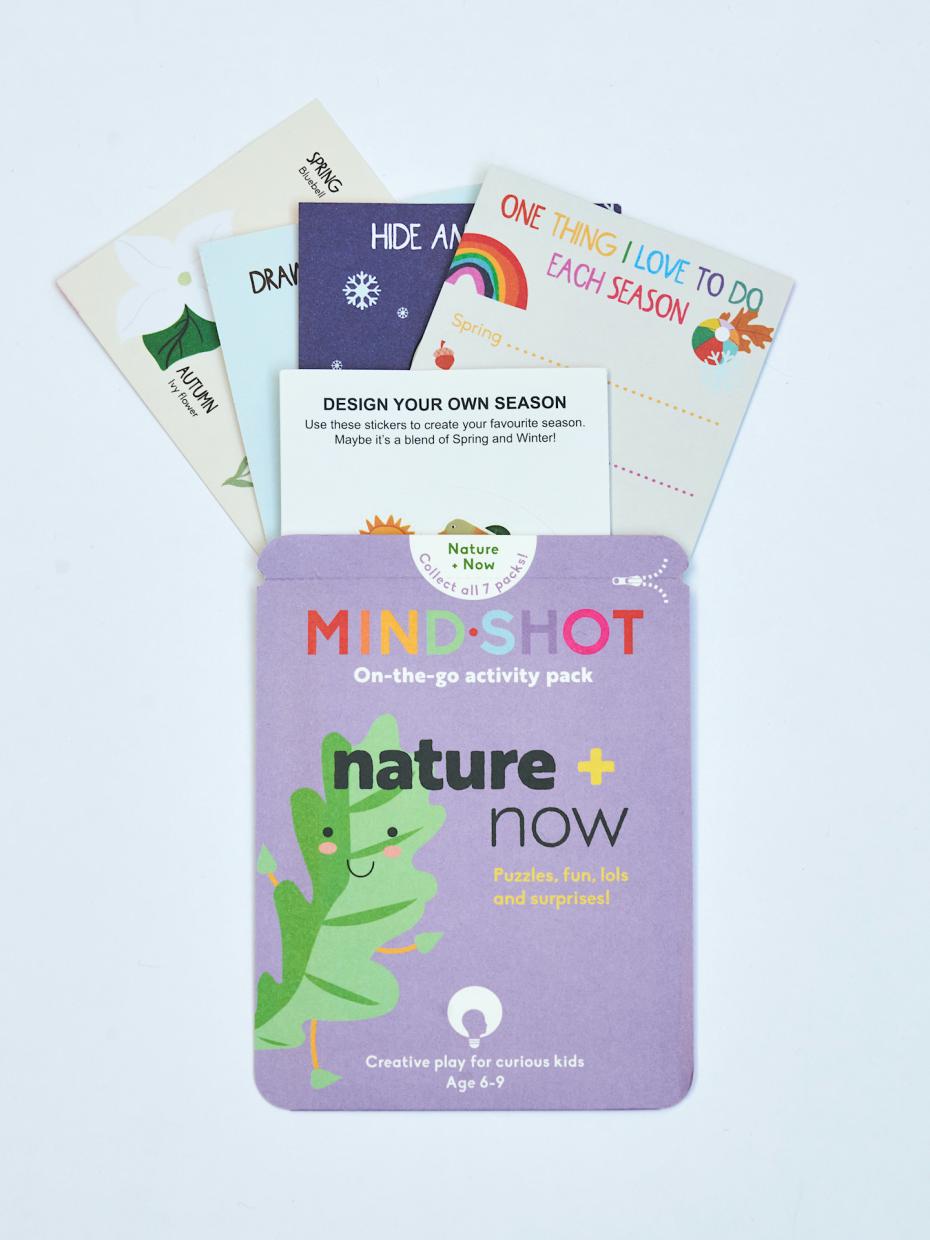 A percentage of profits from each MindShot Nature + Now fun activity pack supports the child-friendly wildlife charity Born Free.