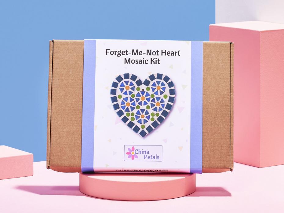 Forget-Me-Not Mosaic Kit - front of Box
